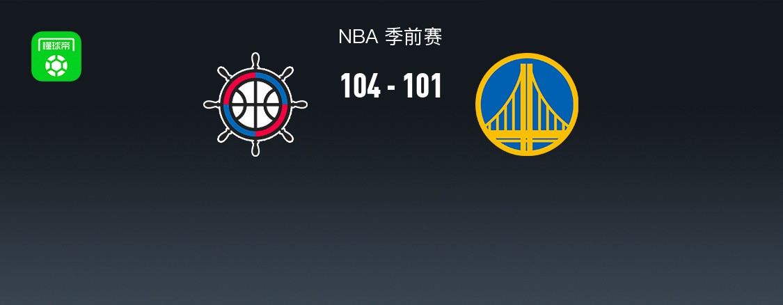NBA战报：快船104-101险胜勇士，八村垒21+5